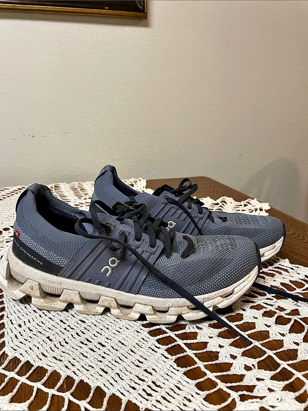 On Cloudswift Athletic Shoes Blue & Black US 9